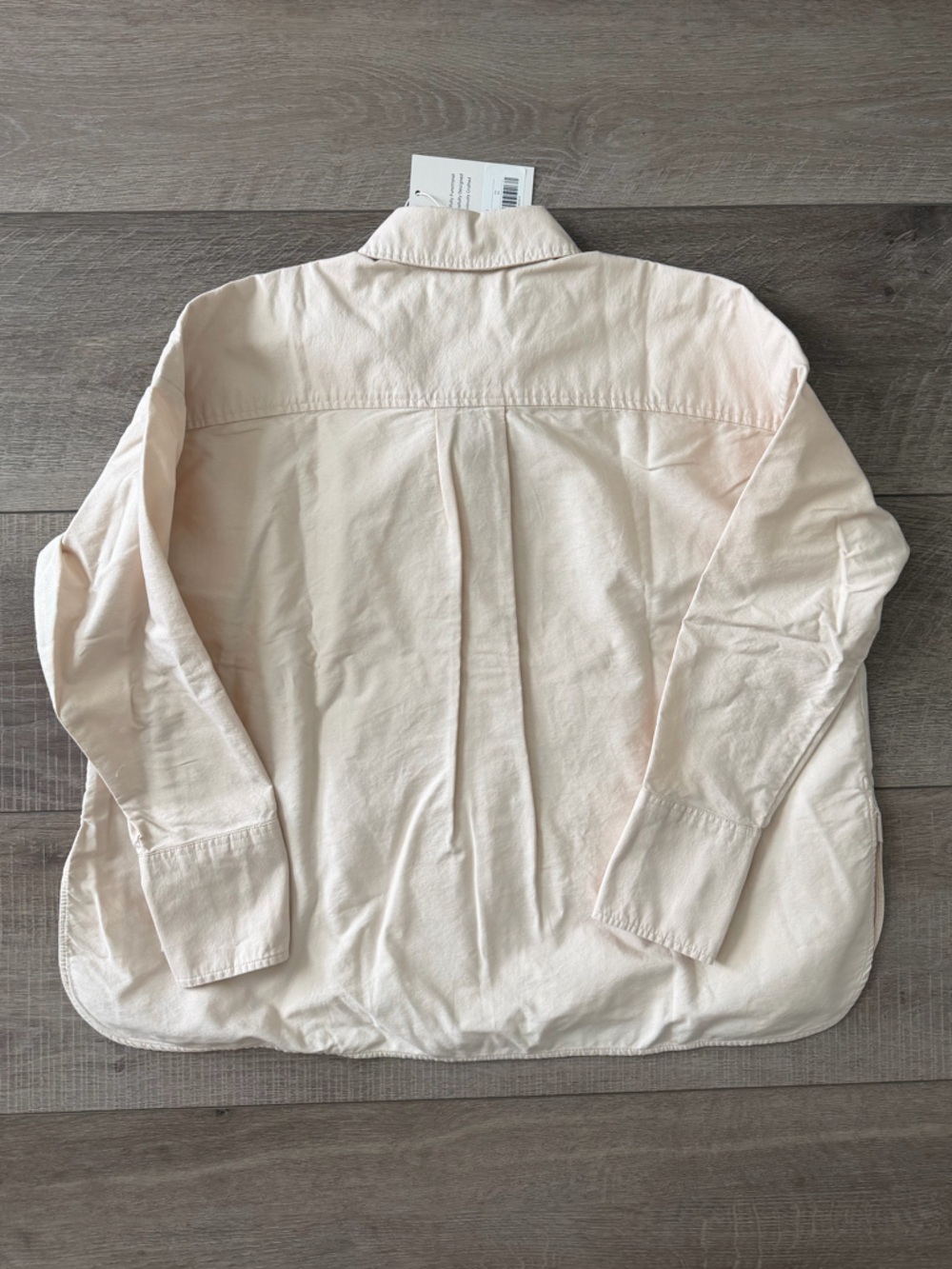 NWT Everlane The Boxy Oxford XS Whisper Pink - Picture 10 of 12